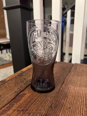 Lot of (5) McDonald's Gradient Tint Embossed Glasses